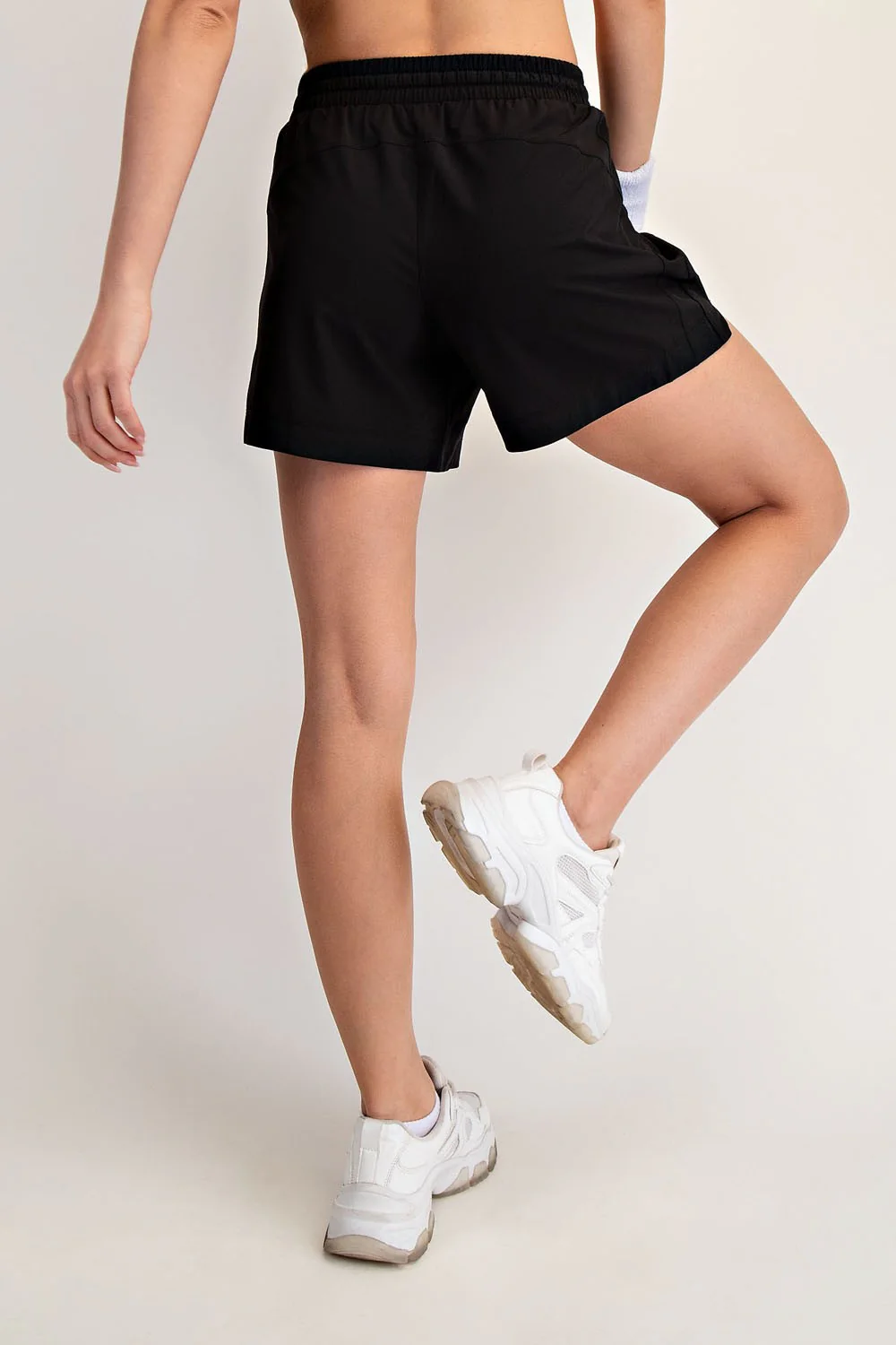 Black Active 5" Shorts - Image 4