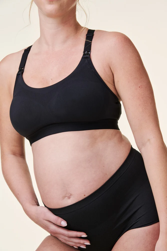Black Bravado Designs Tranquil Maternity & Nursing Low Impact Sports Bra - Image 5