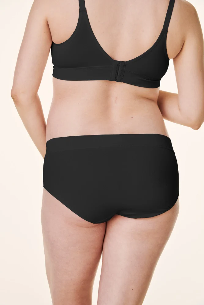 Black Bravado Wrap Front Seamless Underwear - Image 2