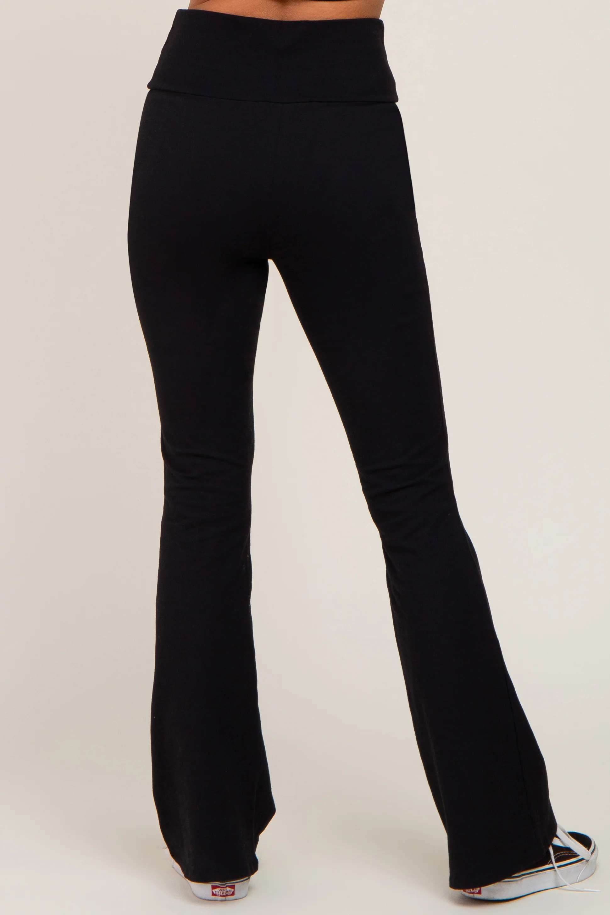Black Flared Leggings - Image 4