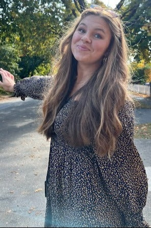 Black Leopard Print Square Neck Smocked Midi Dress - Image 7