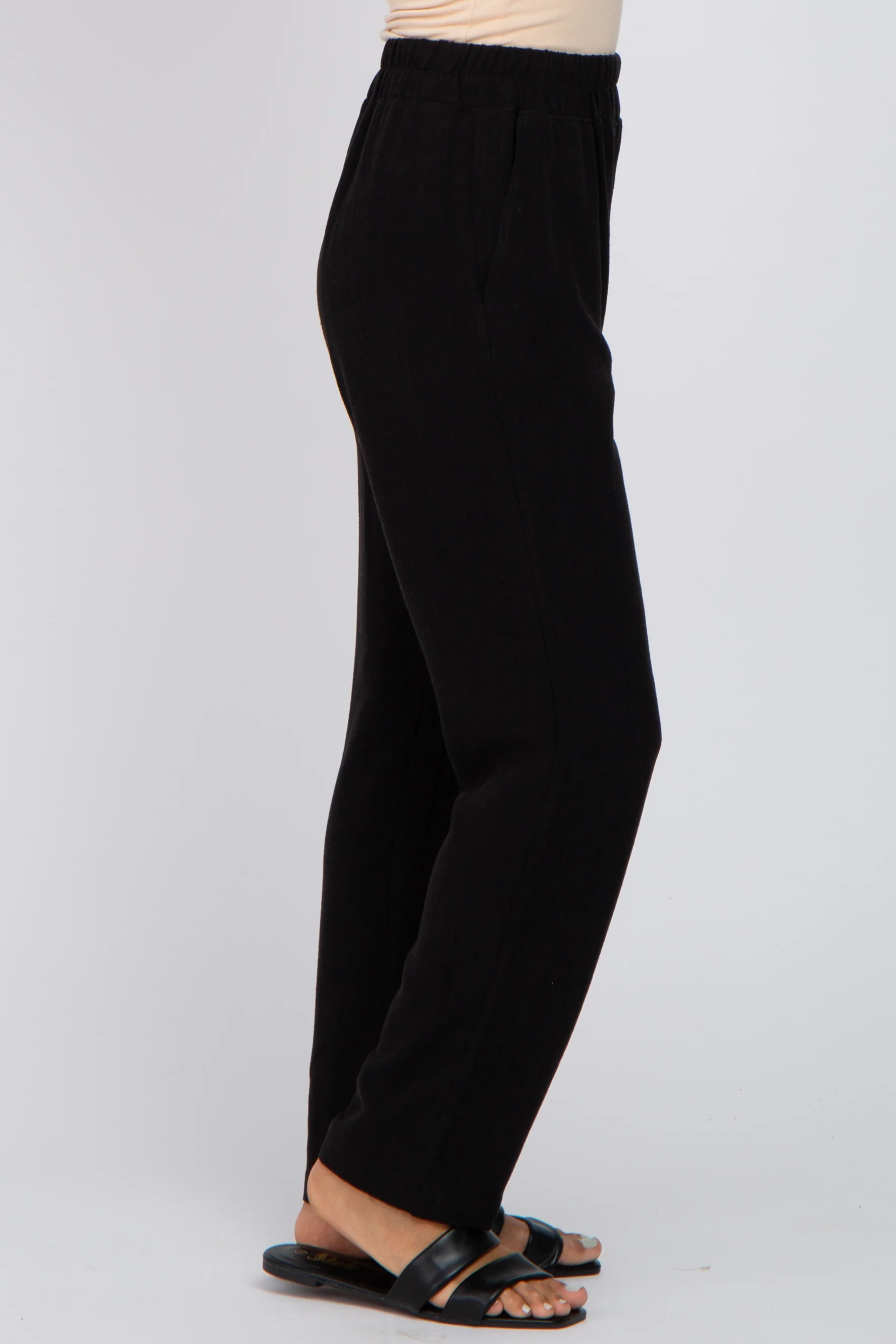 Black Linen Pants - Image 3