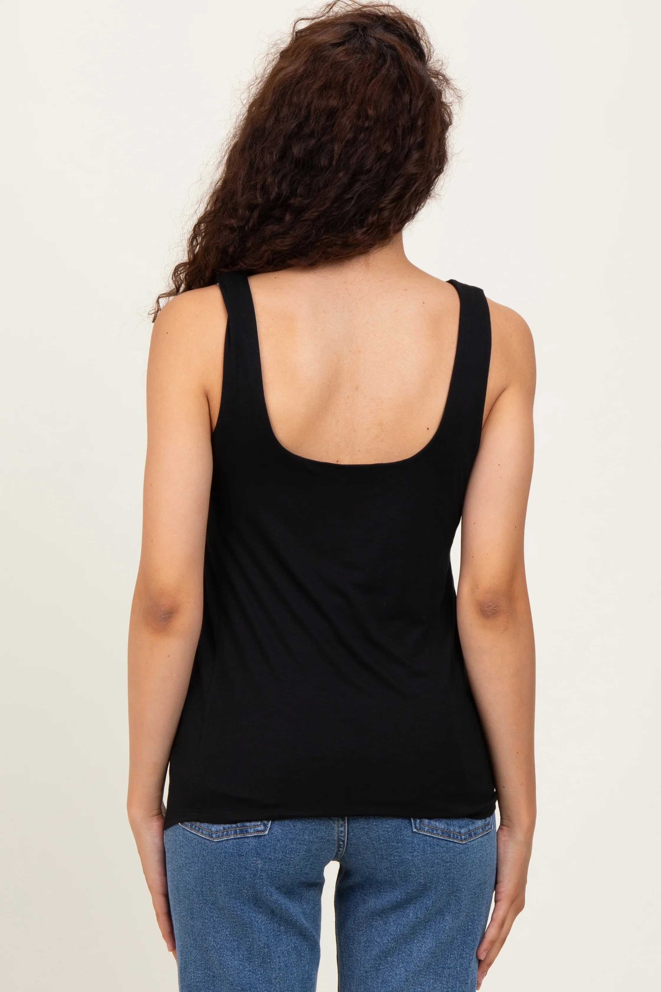 Black Sweetheart Sleeveless Top - Image 4