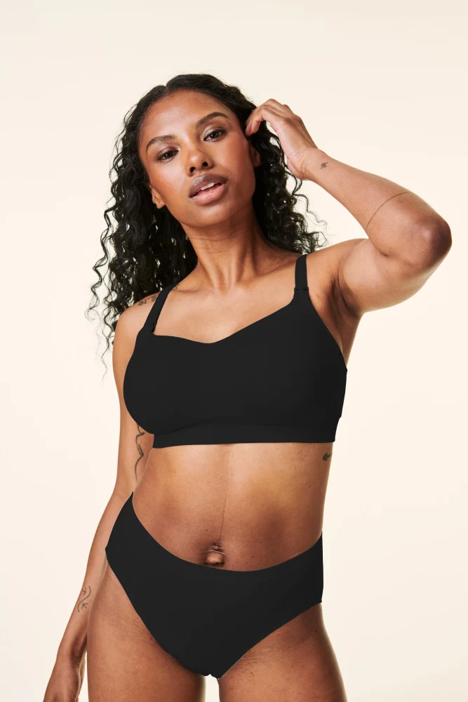 Bravado Black Intrigue Balconette Maternity & Nursing Bra - Image 2