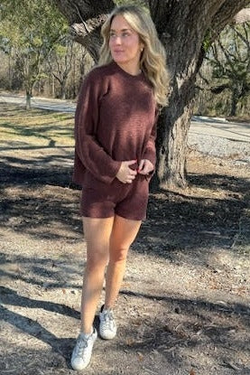 Brown Sweater and Short Set - Image 8