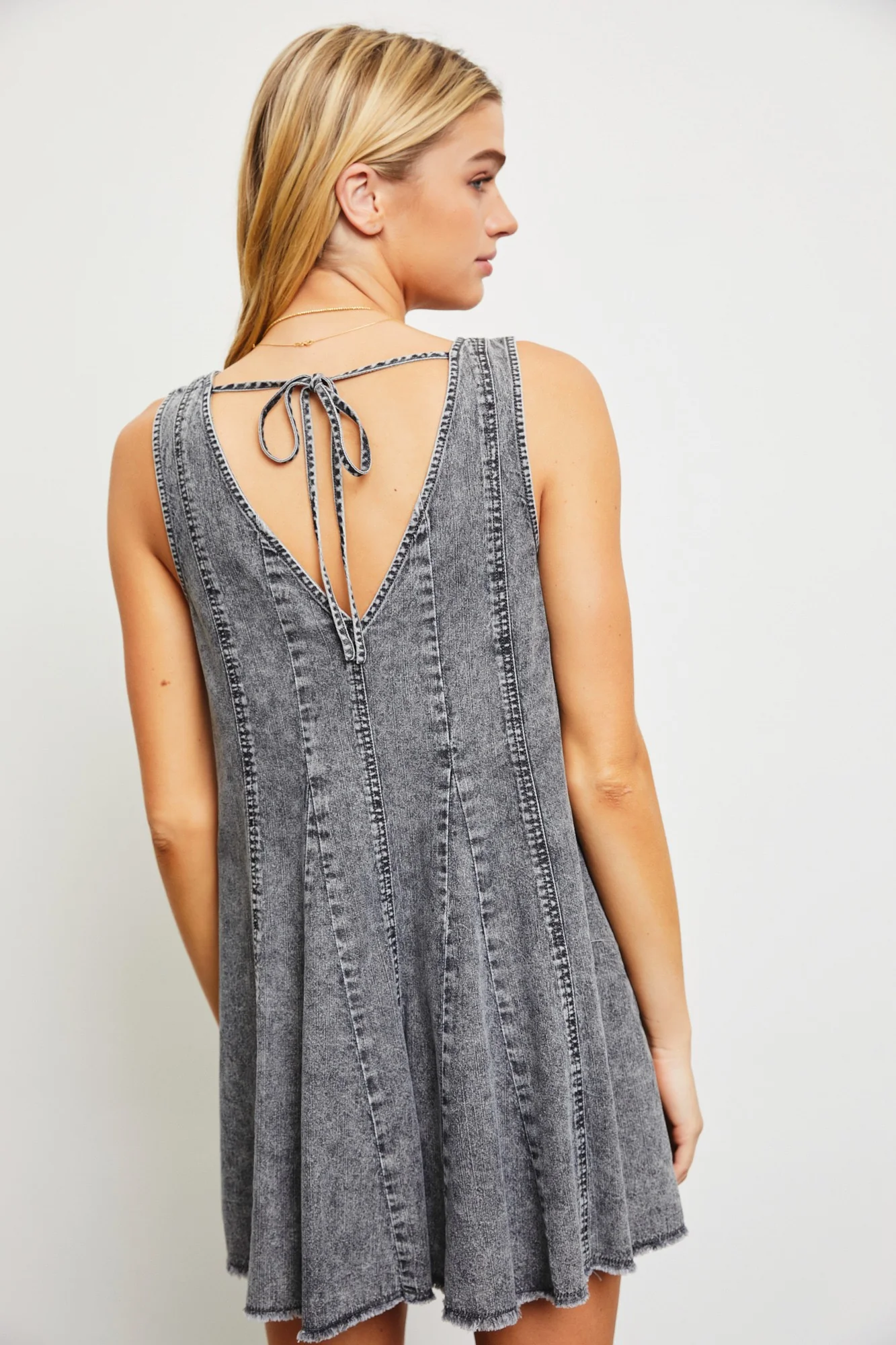 Charcoal Flare Romper - Image 4