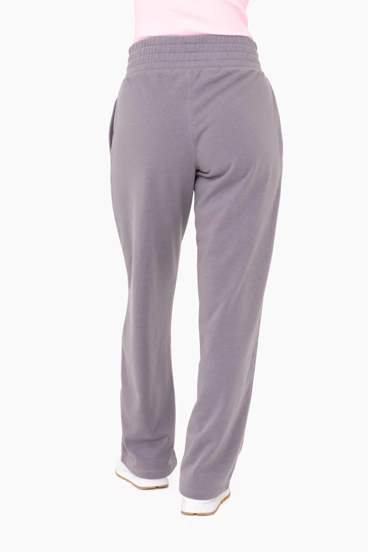 Gray Fleece Lined Lounge Pants - Image 4