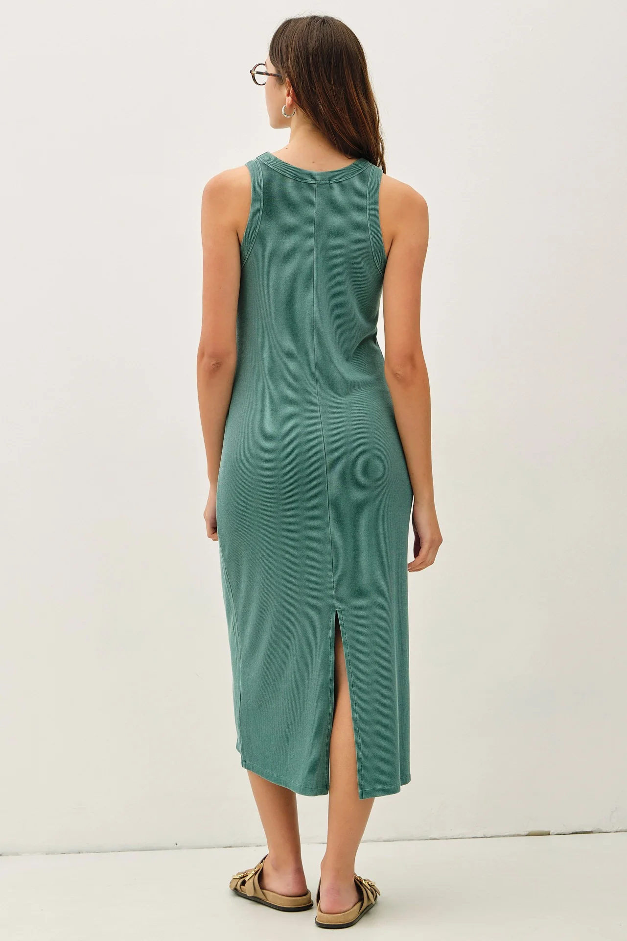Hunter Ribbed Midi Tank Dress - Image 3
