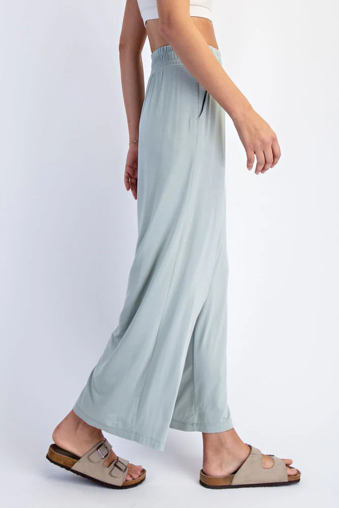 Mint Ankle Wide Leg Pants - Image 4