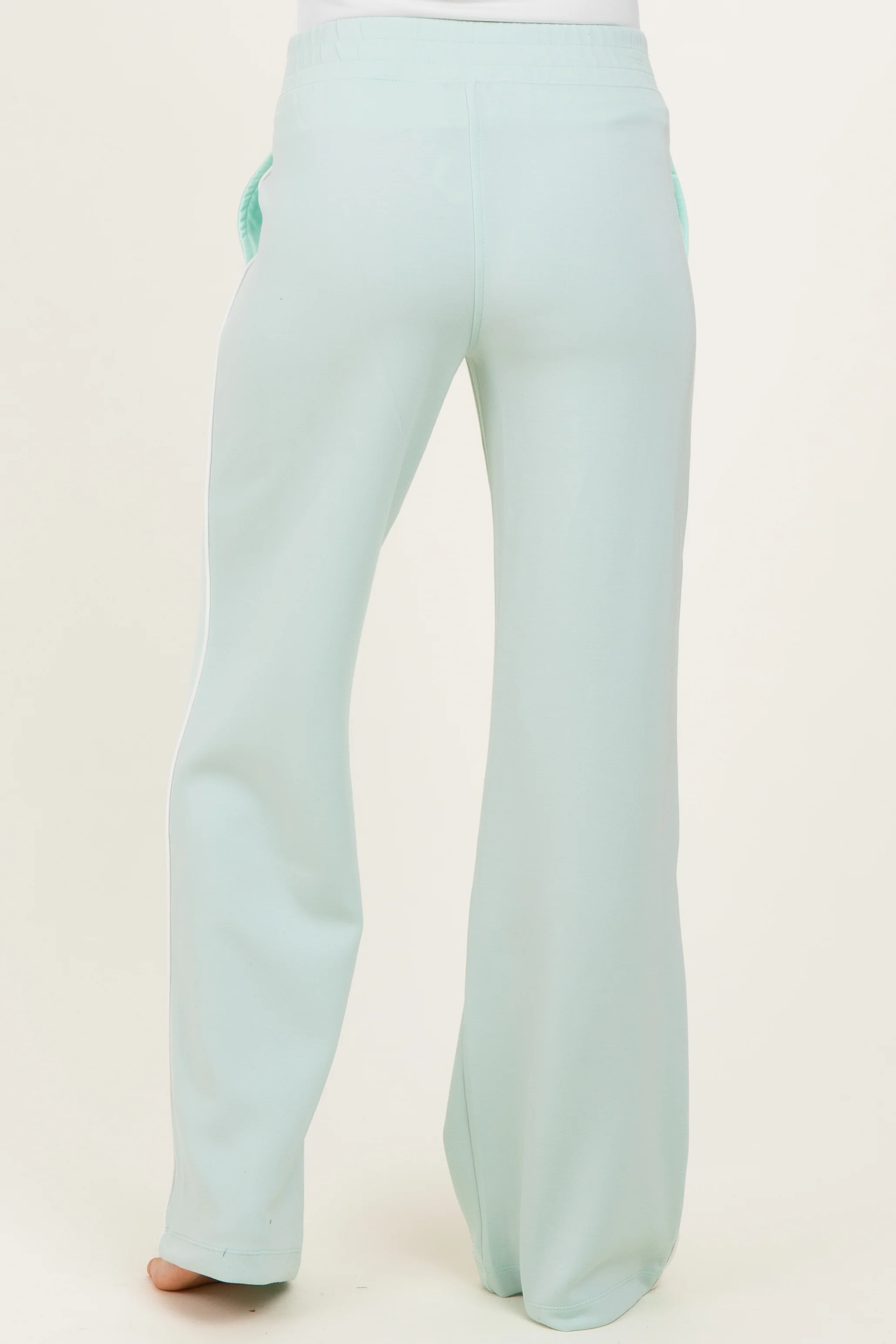 Mint Stripe Detail Maternity Lounge Pants - Image 5