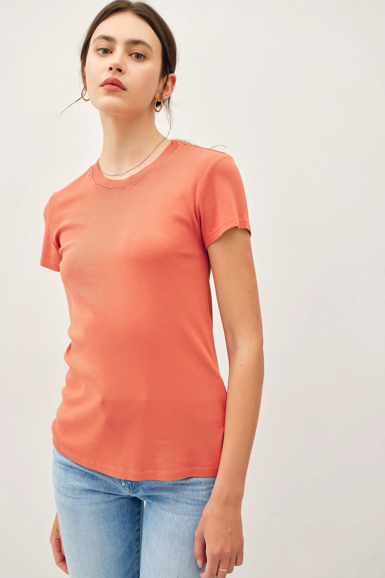 Orange Classic Crewneck T-Shirt - Image 2