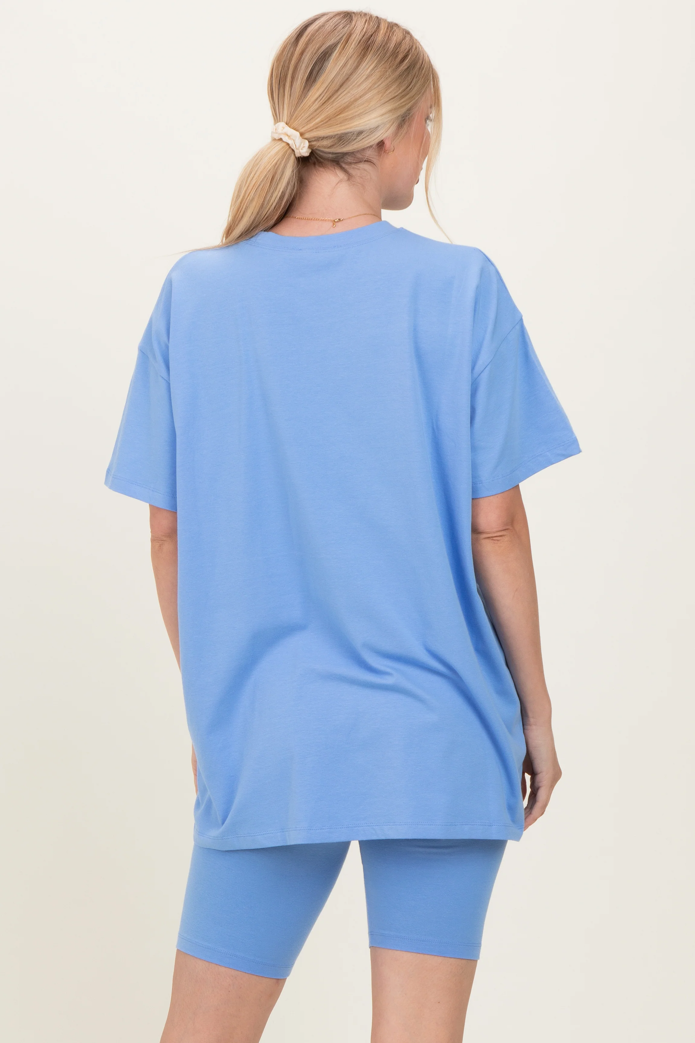 Periwinkle Biker Shorts Set - Image 4